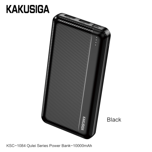 Chargeur portable 10000 mAh de KAKU pour iPhone, câbles intégrés de type C et Lightning 22,5 W