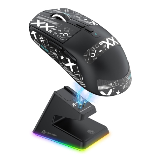 Wireless Gaming Mouse,RGB Magnetic Charging Dock,49g Ultralight X3 Upgrade,Tri-Mode 2.4GHz/BT5.2/USB-C,PAW3395 Sensor 26KDPI,G502 Programmable Mice