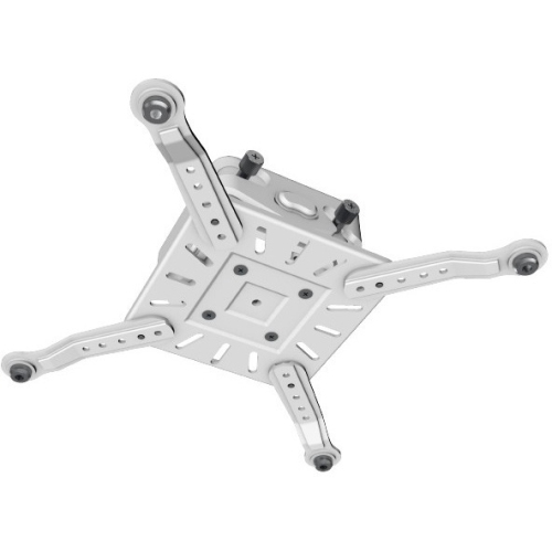 Support de plafond universel AV SyncPro de Crimson pour projecteurs/micro-ajustement-Blanc-(3&nbsp;W)