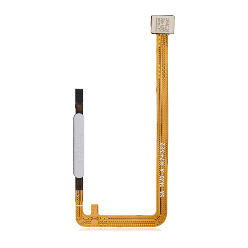 Lecteur d'empreintes digitales de remplacement avec câble Flex compatible avec Samsung Galaxy A06 (Premium) (Blanc)