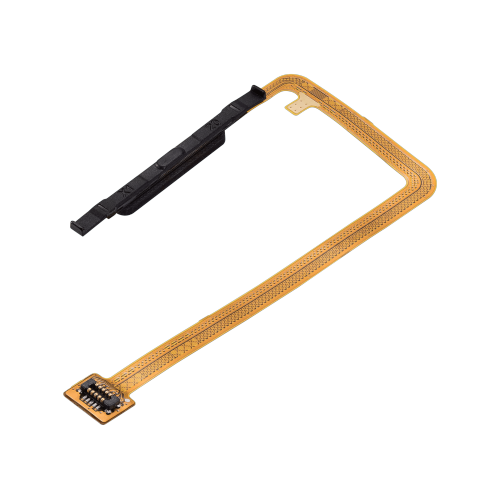 Lecteur d'empreintes digitales de remplacement avec câble Flex compatible avec Samsung Galaxy A06 (Premium) (Blanc)