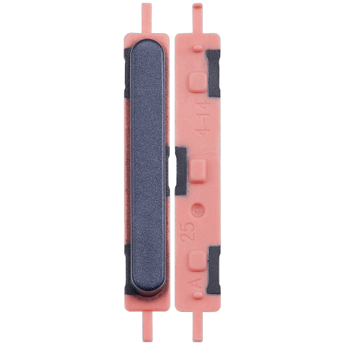 Replacement Hard Buttons Compatible For Samsung Galaxy A25 5G (A256 / 2023) (Premium) (Brave Black)