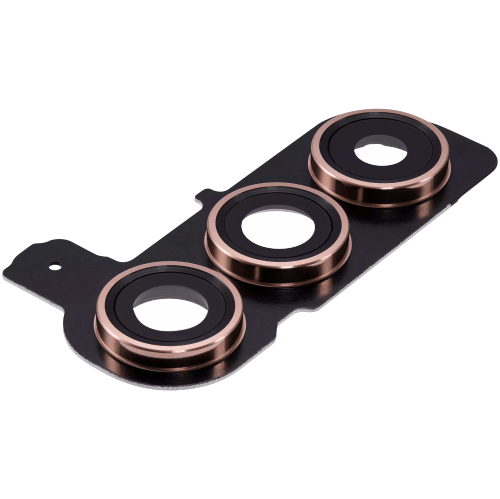 Objectif arrière de remplacement/cadre de couvercle; Bague compatible avec le Galaxy S24 5G de Samsung (Orange grès)