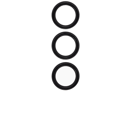 Replacement Back Camera Lens With Adhesive Compatible For Samsung Galaxy S24 FE 5G (3 Piece Set)
