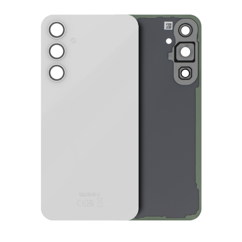 Replacement Back Cover Glass With Camera Lens Compatible For Samsung Galaxy S23 FE (Cream)