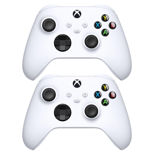 Xbox Wireless Controller, Robot White - 2 Pack