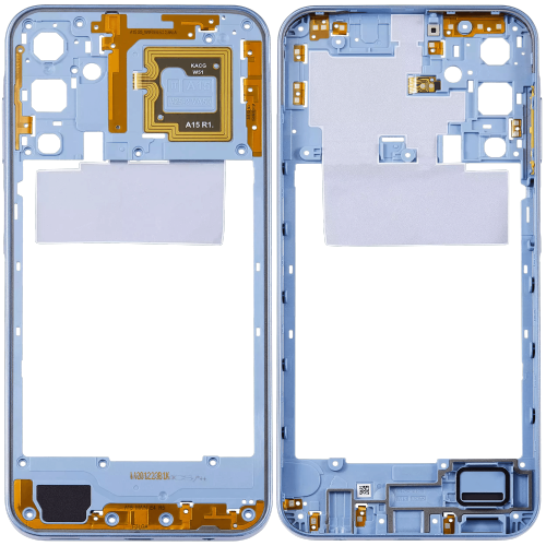 Replacement Mid-Frame Housing Compatible For Samsung Galaxy A15 (Optimistic Blue)