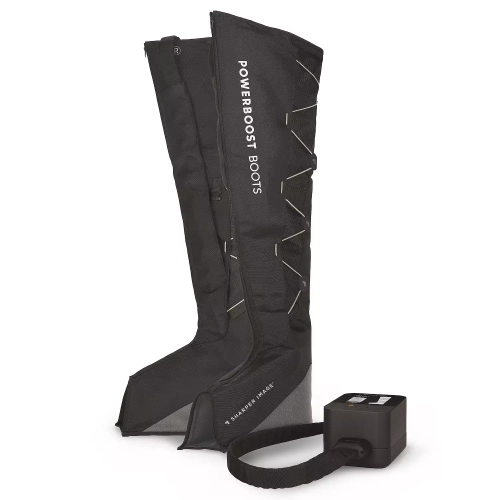 Open Box Like new |Sharper Image Leg Air Compression Massager | 29"-36" Full Leg Wraps | 4 Massage Modes | Adjustable Intensity | Handheld Controller