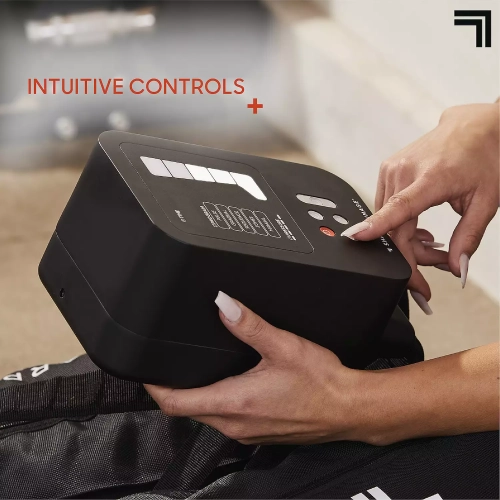 Open Box Like new |Sharper Image Leg Air Compression Massager | 29"-36" Full Leg Wraps | 4 Massage Modes | Adjustable Intensity | Handheld Controller