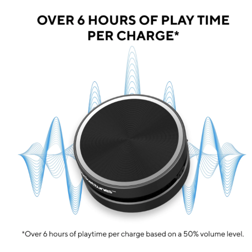 PocketTunes Bone Conduction Mini Speakers | Bluetooth Wireless | Turns Surfaces Into Speakers | Compact & Portable | Up to 6 Hours Playtime
