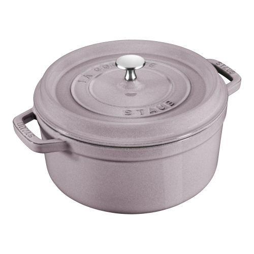 Image 1 of 7.. STAUB La Cocotte 6.75 L Cast Iron Round Cocotte, Cherry Blossom