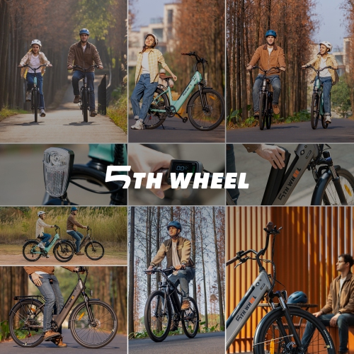 Electric Commuter Bike for Adults, 26-Inch 7-Speed E-Bike with 350W Motor & 36V Removable Battery, UL Certified Electric Bicycle for City Riding