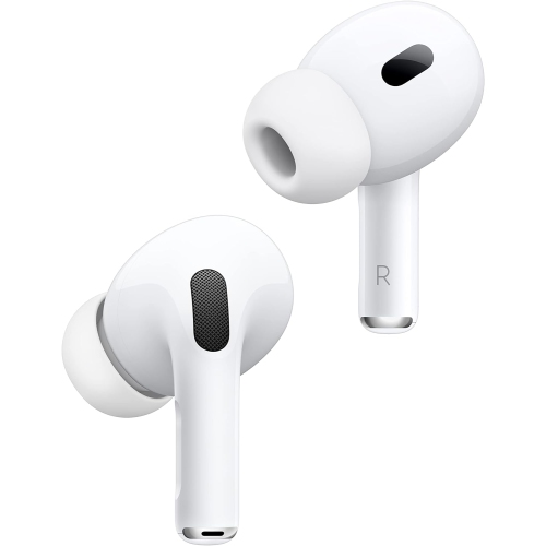 Refurbished - Apple AirPods Pro (2nd generation) In-Ear Noise Cancelling Truly Wireless Headphones With MagSafe Charging Case - White