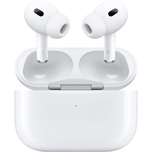 Refurbished - Apple AirPods Pro (2nd generation) In-Ear Noise Cancelling Truly Wireless Headphones With MagSafe Charging Case - White