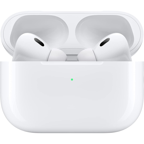Refurbished - Apple AirPods Pro (2nd generation) In-Ear Noise Cancelling Truly Wireless Headphones With MagSafe Charging Case - White