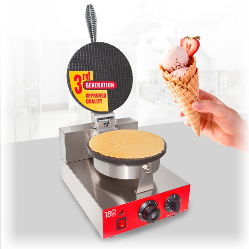 AR-HCB1 Waffle Cone Maker | Commercial Waffle Roll Maker | Nonstick Coating | 1.2kW | 110V