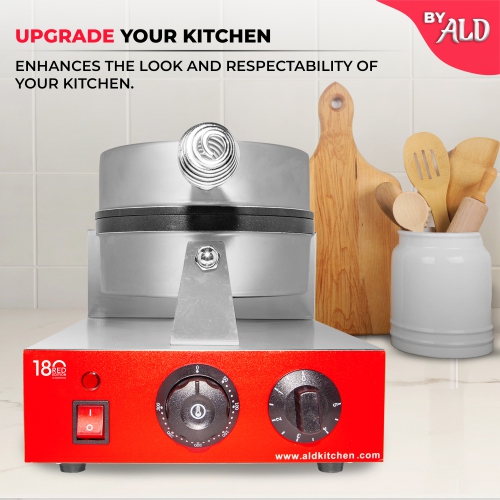 AR-HCB1 Waffle Cone Maker | Commercial Waffle Roll Maker | Nonstick Coating | 1.2kW | 110V