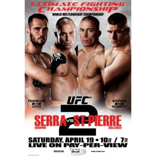 NEW 83: Serra Vs St - pierre - [DVD]