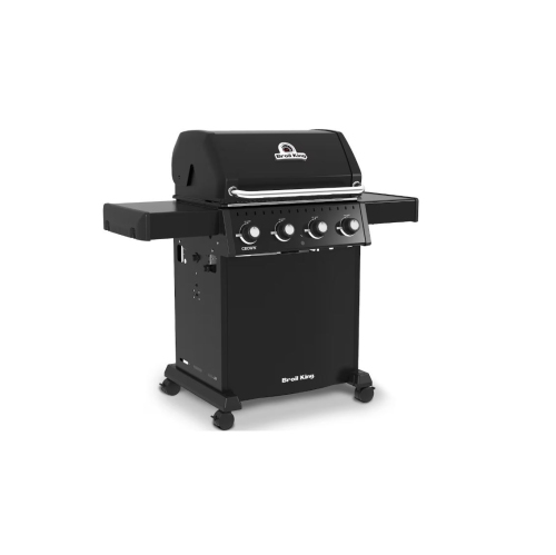 Barbecue au gaz propane à 410 4 brûleurs Crown de Broil King, noir