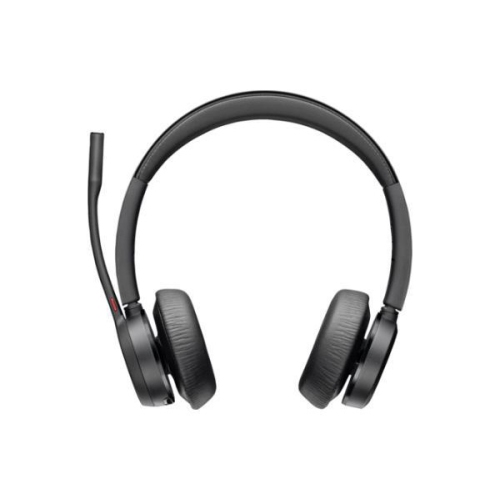Refurbished - HPI Poly Voyager 4320 On-Ear Noise Cancelling Wireless Bluetooth Headset with Mic - Black (77Z31AA)