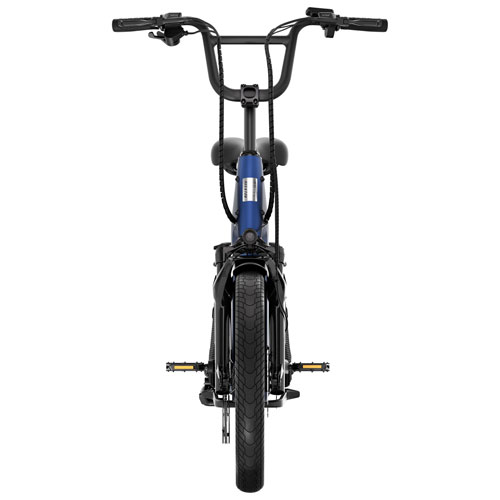 Aventon Abound SR Step-Through Fat-Tire Electric Cruiser Bike (750W Motor/96km Range/32 km/h Top Speed) - Cobalt