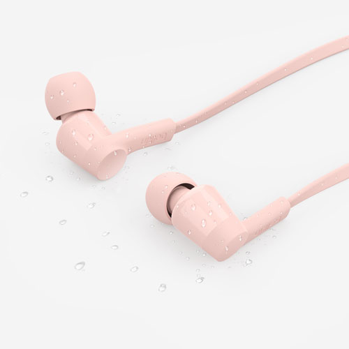 Écouteurs boutons SoundForm de Belkin avec connecteur USB-C - Rose