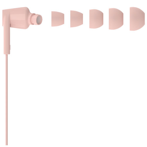 Écouteurs boutons SoundForm de Belkin avec connecteur USB-C - Rose