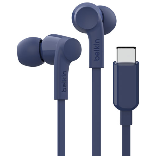 Belkin SoundForm In-Ear Earbuds with USB-C Connector - Blue