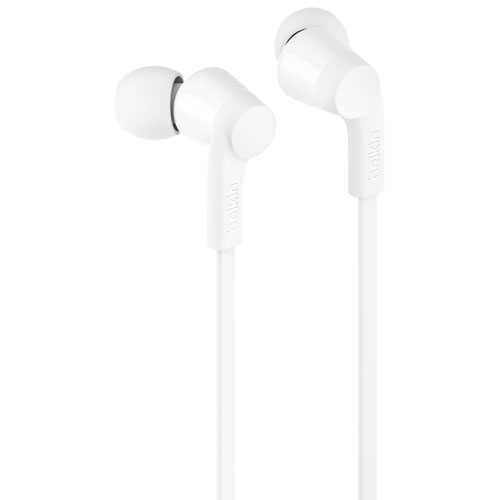Écouteurs boutons SoundForm de Belkin avec connecteur USB-C - Blanc