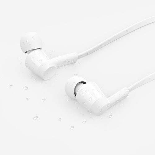 Écouteurs boutons SoundForm de Belkin avec connecteur USB-C - Blanc