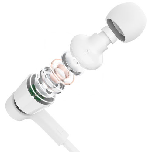 Écouteurs boutons SoundForm de Belkin avec connecteur USB-C - Blanc