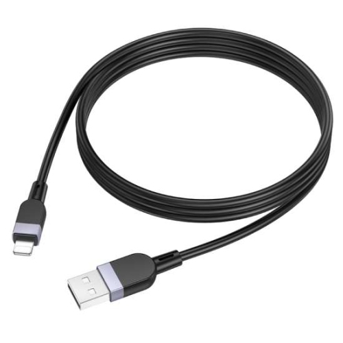 Hoco X109 USB-A to Lightning 2M Cable: Durable Silicone Design for Fast Charging & Data Sync