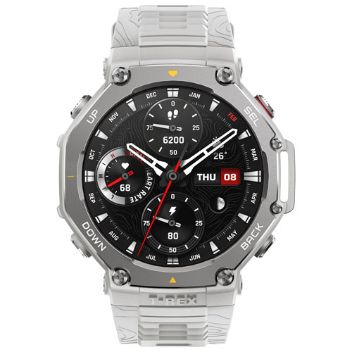 Amazfit T-Rex 3 38mm Smartwatch with Heart Rate Monitor - Grey