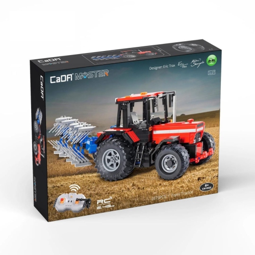 CaDA Master 1:17 Remote Control Farm Tractor 1675 Pcs RC Building Set