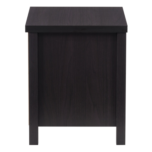 Corliving Boston Nightstand Bedside Table, for Bedroom, End Table with 2 Drawers, Sidetable with Storage