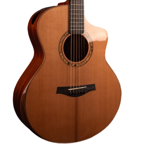 Bridgeport 500 Series Auditorium Body with Solid Cedar Top and Solid Mahogany Back and Sides