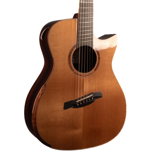 Avenir 20 Series Concert Body with Fan Fret, Solid Cedar Top and Solid Indian Rosewood Back and Sides