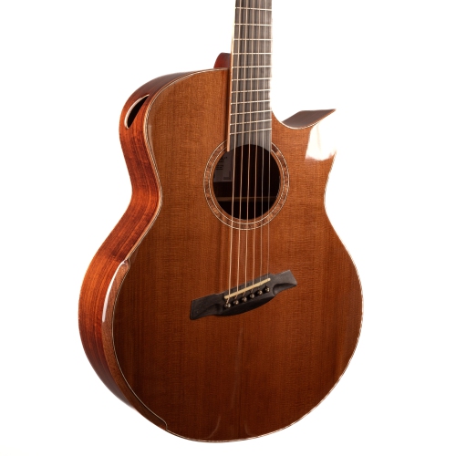 Avenir 25 Series Auditorium Body with Fan Fret, Solid Cedar Top and Solid Santos Rosewood Back and Sides