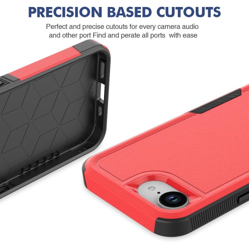 XCRS Dual Layered Comm Rugged Fitted Hardshell Case for iPhone 16e
