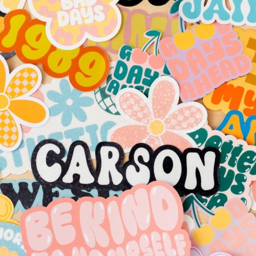 Cricut Joy Xtra-Sticker Starter Kit Smart Cutting Machine, White