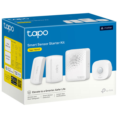 Trousse de démarrage avec capteur intelligent à installer soi-même Tapo T30 de TP-Link