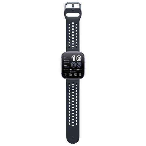 Montre intelligente Bip 6 de 50 mm d'Amazfit avec moniteur de fréquence cardiaque - Noir