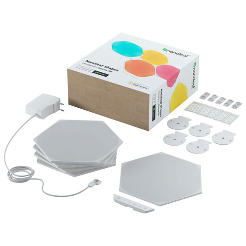 Nanoleaf Shapes Hexagon Light Panels - Smarter Kit - 5 Panels