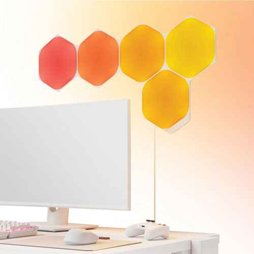 Nanoleaf Shapes Hexagon Light Panels - Smarter Kit - 5 Panels