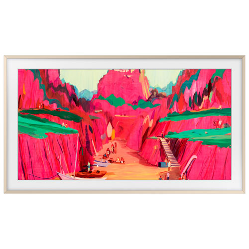 Cadre de 65 po de Samsung pour téléviseur The Frame Pro - Or sable