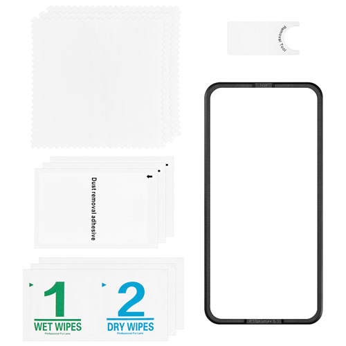 Protecteur d'écran en verre avec protecteurs d'objectif d'Insignia pour iPhone 17 Pro Max - Paquet de 3 - Exclusivité de Best Buy