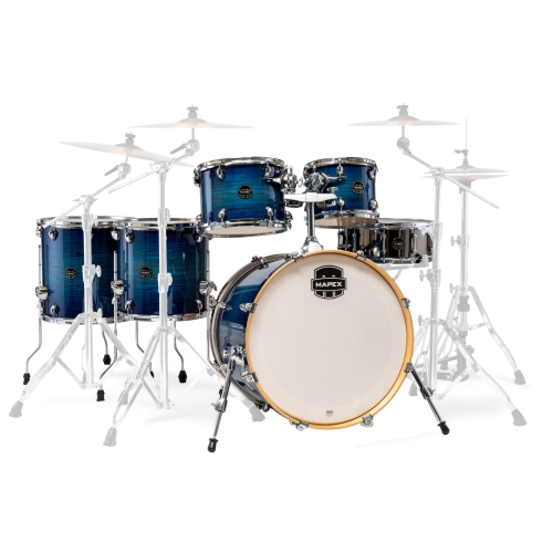 Mapex Armory 6-Piece Shell Pack - Blue Wave Burst
