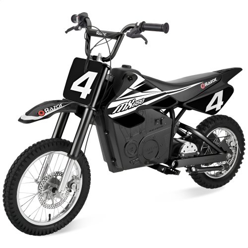 Motocross électrique Razor MX650 Dirt Rocket à couple élevé, 17&nbsp;MpxH, noir