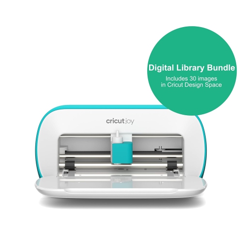 Cricut Joy Machine & Digital Content Library Bundle - Includes 30 images in Design Space App - Portable DIY Smart Machine for creating customized