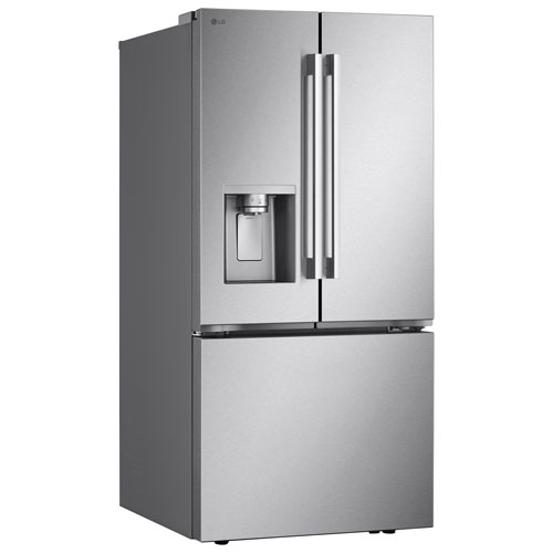 LG 33" 24.5 Cu. Ft. French Door Refrigerator with Water & Ice Dispenser (LF25H6330S) - Stainless Steel